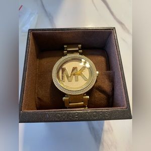 Michael Kors Gold Watch with Jewels